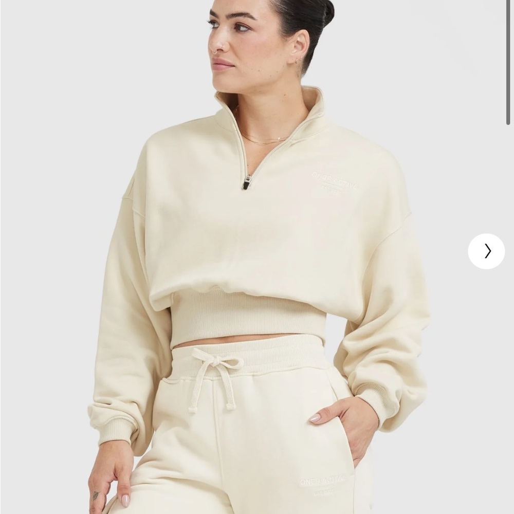 Oner Active All Day EST 2020 Crop 1/4 Zip Sweatshirt
